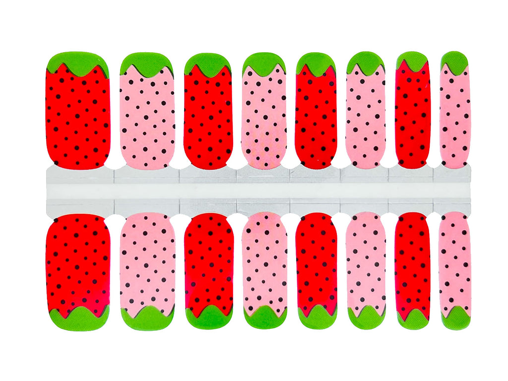 Strawberry - Nail Wrap Set