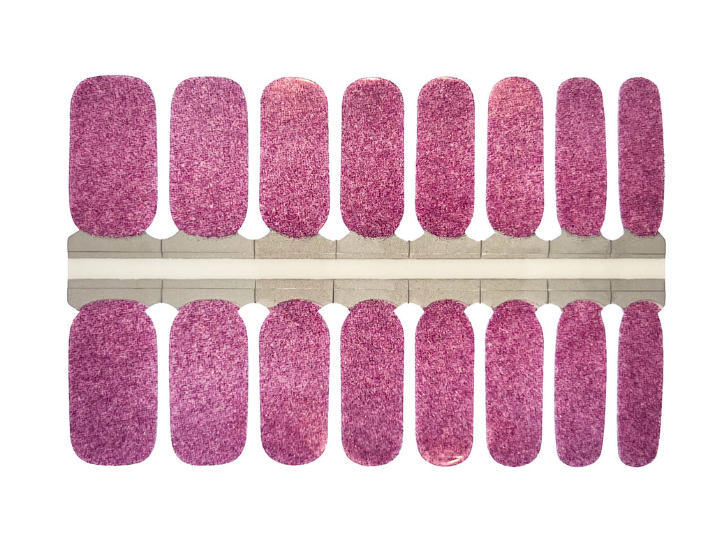 Pink Glitter - Nail Wrap Set