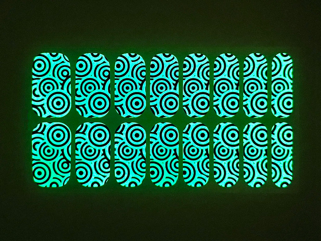 Whirlpool Glow in the Dark - Nail Wrap Set