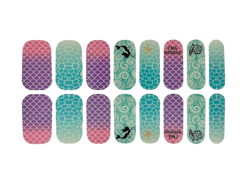 I’ma Mermaid - Nail Wrap Set