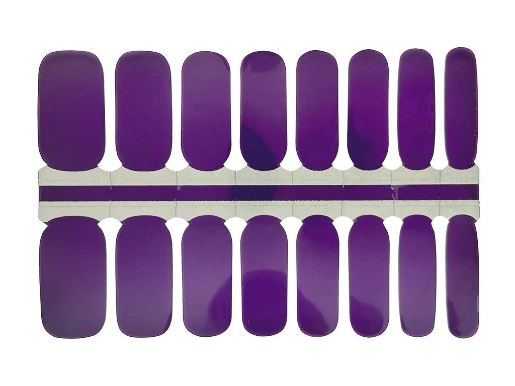 Purple Plum Solid - Nail Wrap Set